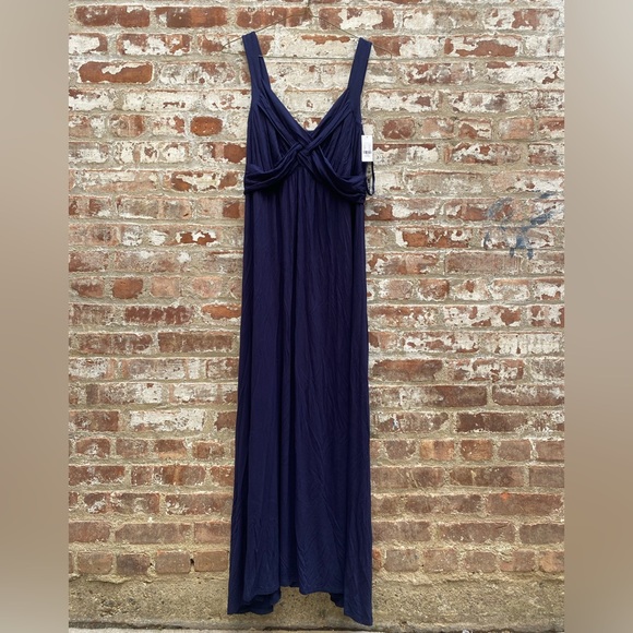 NY&Co | Goddess Maxi Dress Navy Size XL (16-18) NWT - Picture 1 of 9